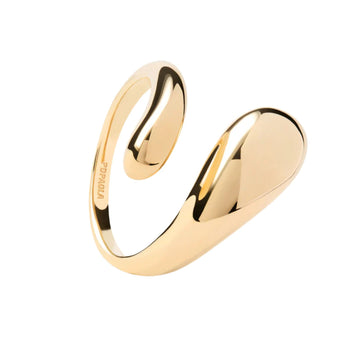 Γυναικείο δαχτυλίδι PDPAOLA AN01-D74 Orbit Ring κατασκευασμένο από ασήμι 925 επιχρυσωμένο.